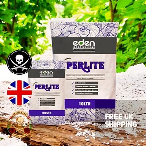 Eden PERLITE 1L 10L 100L Growing Media Potting Plant Hydroponics Gardening 2-4mm - Picture 1 of 13