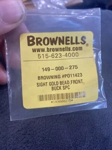 Browning Semi Auto 22 Rifle Take down Front Sight gold bead OEM New - Picture 1 of 5