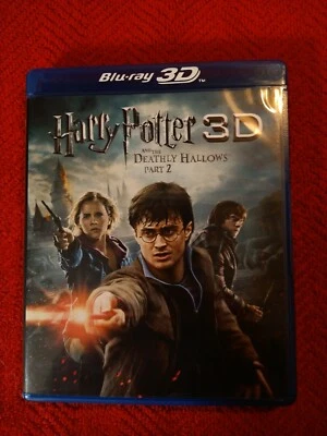 Harry Potter and the Deathly Hallows: Part 2 (3D/Blu-ray/DVD, 2011, 4-Disc Set) - Image 1 of 4