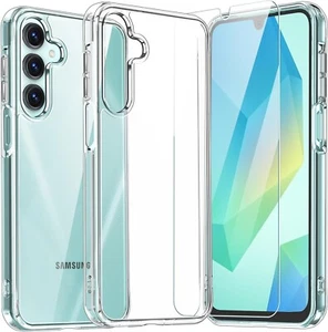 Funda transparente a prueba de golpes para Samsung Galaxy A16 A15 A14 5G + Protector de pantalla - Imagen 1 de 7