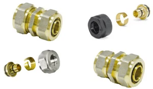 Systemschraubfitting Pressfitting Verbundrohr DVGW Kupplung Eurokonus Verschraub - Bild 1 von 7