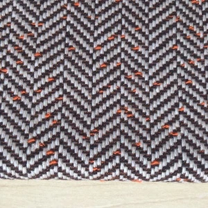 451. Brown with Orange tint Tweed Wool/Polyester fabric. Price per 1/2 metre - Picture 1 of 1