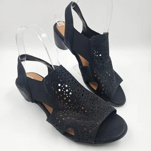 Zapatos sandalias Comfortview para mujer The Etta Shootie punta abierta talla 7,5 WW - Imagen 1 de 12