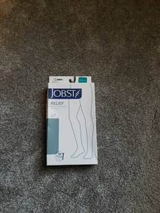 Jobst Woman's Size:M Relief Compression Stockings 20-30mmHg Knee CT BLACK *NIB* - Picture 1 of 7