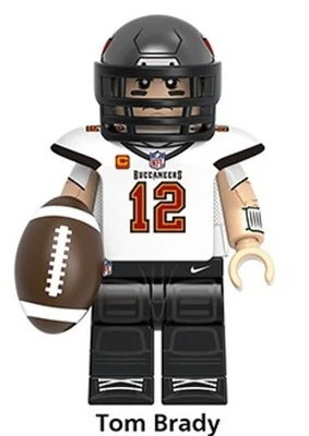 Tom Brady Tampa Bay Buccaneers Football Building Block Mini Figure - Image 1 of 2