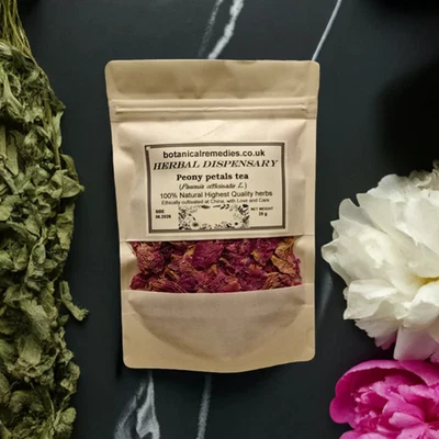 BOTANICAL REMEDIES Peony petals (Paeonia officinalis L.) Lab proven Quality and Purity Botanical Re