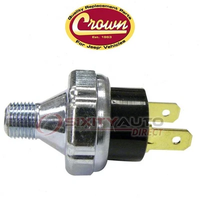 Crown Automotive Engine Oil Pressure Switch for 1981-1988 Jeep J20 - Change pu - Imagem 1 de 4