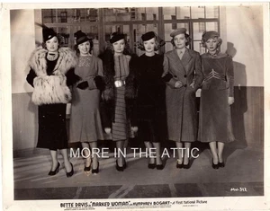 HUMPHREY BOGART COSTAR BETTE DAVIS ORIG VINTAGE MARKED WOMAN LOLA LANE WB STILL - Bild 1 von 1