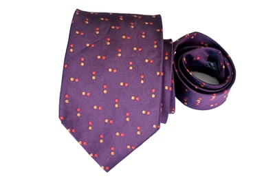 CORBATA HOMBRE IKE BEHAR MORADA/GEOMÉTRICA ANCHO: 3,75" LARGO: 58" Foto 1 de 3