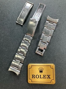 ROLEX Speedking Rivet Bracelet 17mm Full Link 7205 6430 6221 6020 6056 - Picture 1 of 7