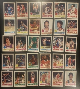 1977-78 Topps Basketball Lot (30) Unseld, Archibald, McGinnis, Thompson - Bild 1 von 6