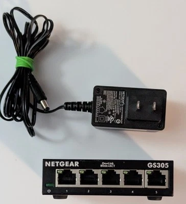 5-Port Gigabit Ethernet Unmanaged Switch (Gs305) - Desktop Quiet Fanless - Image 1 of 3