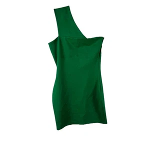 SUPERDOWN Mujer Talla S Kelly Verde Un Hombro Bodycon Mini Vestido - Imagen 1 de 4