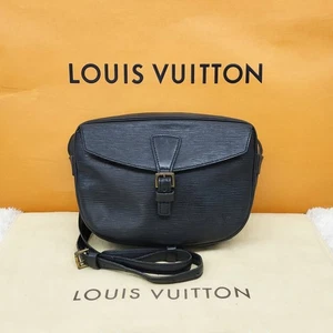 Louis Vuitton Jeune Fille Epi Black Leather Crossbody Mini Shoulder Bag YBa0579 - Picture 1 of 10