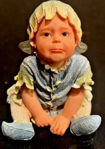 Statuina fata Faerietots Fussy Baby Boyds - Foto 1 di 5