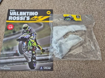 1/4 DEAGOSTINI BUILD THE YAMAHA YZR-M1 VALENTINO ROSSI BIKE PART ISSUE #12 - Image 1 of 3