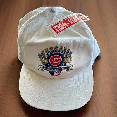 Vintage Chicago Cubs 1990 MLB All Star Game America Needle Hat Cap Deadstock - Image 1 of 4