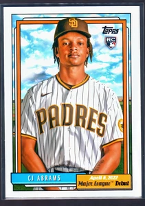 2022 Topps Archives - 1992 Topps Major League Debut C.J. Abrams #363 (RC) - Bild 1 von 1