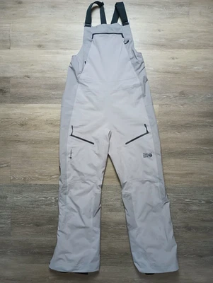 Mountain Hardwear Gore Tex 滑雪围兜女式 M Recco Routefinder? 滑雪板 灰色 — 第 1/4 张图片