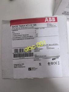 SACE TMAX XT1 H 125 1pc new abb SACE TMAX XT1 H 125 Circuit breaker - Picture 1 of 2