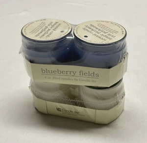 Candle-Lite 4 Oz Each, Glass Jar Candles Blueberry Field, Vanilla Royale - Picture 1 of 5