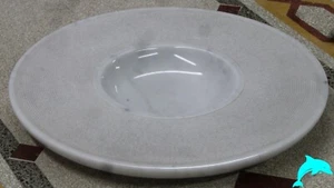 CENTROTAVOLO RIGATO IN MARMO BIANCO CARRARA SCONTO 10% - Foto 1 di 8