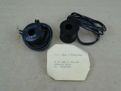 Honeywell Skinner Valve Solenoid Coil 1/2" ID 120V 60Hz, V5-631-F24 - Image 1 of 4