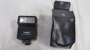 Minolta Auto 280 PX Shoe Mount Flash with Case - Picture 1 of 4