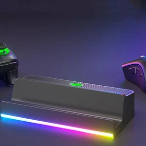 For Steam Deck Docking Station 4K Multimedia Hub 5 in 1 RGB Lights Game Console - Picture 1 of 12