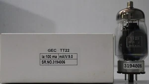 TT22 KT88 GEC Triple "O" Getter Made in England AVO 160 Tested - Picture 1 of 9