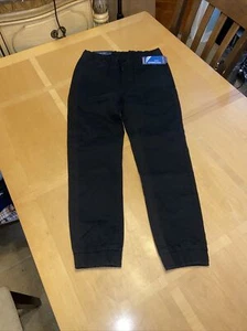 Nautica Boys School Uniform Pants M 10/12 Regular Black - Picture 1 of 5