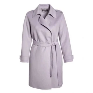 Abrigo Badgley Mischka Chloe mezcla lana lavanda - Imagen 1 de 13