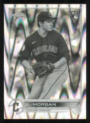 2022 Topps Chrome Sonic Black and White RayWave Refractors #62 Eli Morgan - Image 1 of 2
