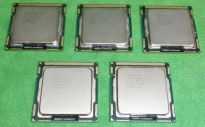 LOTE DE 5 procesadores Intel Core i5-650 de doble núcleo de 3,2 GHz Foto 1 de 3