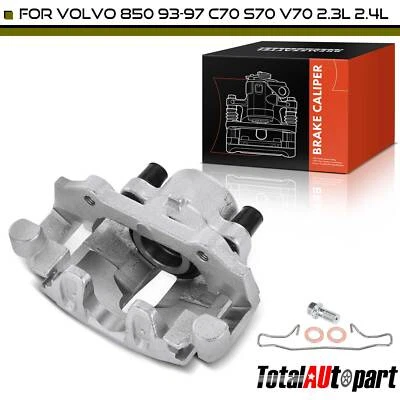 Brake Calipers w/ Bracket for Volvo 850 93-97 C70 S70 V70 2.3L 2.4L Front Right - Image 1 of 4