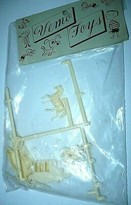 HO Figuren Kutsche Pferdefuhrwerk Hochzeitskutsche Pferd Bausatz OVP VEMO TOYS - Bild 1 von 2