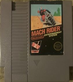 Mach Rider (5 Screw Variant) - Authentic Nintendo NES Game - Tested & Works