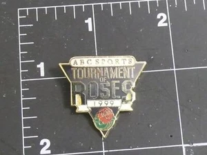 Vintage 1999 Rose Parade Rose Bowl Pin ABC Sports - Picture 1 of 1