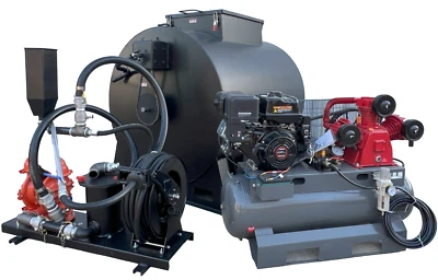 500 Gallon Sealcoat Tank Set Up - Image 1 of 2