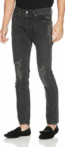 MADE IN ITALY Men Diesel TEPPHAR RIPPED Denim 085AJ DARK GREY Slim W31 L32 H6. - Picture 1 of 11