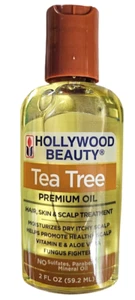 Hollywood Beauty TEA TREE Premium Oil 2oz for Hair, Skin & Scalp - Picture 1 of 2