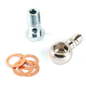 Banjo Bolt Kit  AN-6 6AN to 18mm x 1.5mm pitch for Bosch 044 Fuel Pump - Bild 1 von 5