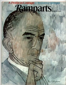 RAMPARTS - June 1966 - ELDRIDGE CLEAVER, JAMES BALDWIN, VIETNAM WAR - Picture 1 of 7