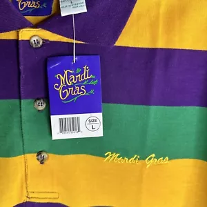 Vintage Karneval Bekleidung kurzärmeliges Poloshirt Größe Large 90er/Y2K - Bild 1 von 6