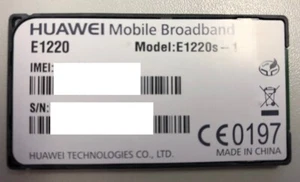 Huawei Mobile Broadband E1220 Model: E1220s-1 UMTS-Modul 3G; Terra Tablet 1061 - Bild 1 von 2