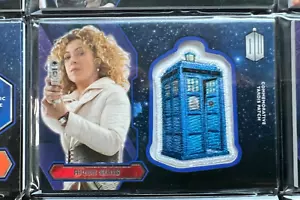 2015 TOPPS Doctor Who Commemorative TARDIS patch card - RIVER SONG - Picture 1 of 2