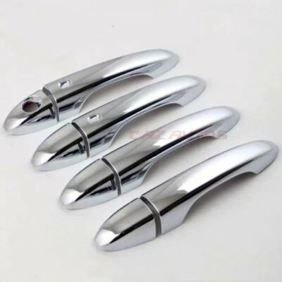 Jeep Compass 2017-2024 juego de molduras de manija de puerta cromada Foto 1 de 4