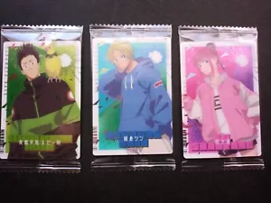 Juego de 3 tarjetas Sakamoto Days, Shin Lu Heisuke BANDAI HECHO EN JAPÓN Japonés - Imagen 1 de 2