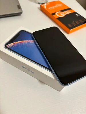 Apple IPhone Xr 256 Gb blu, ottime condizioni, batteria 76% - Immagine 1 di 4