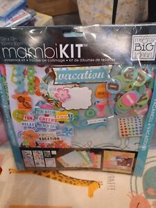 MAMBI~12X12 SURF SHOP paper crafting kit~Paper & Stickers~Quick Ship!